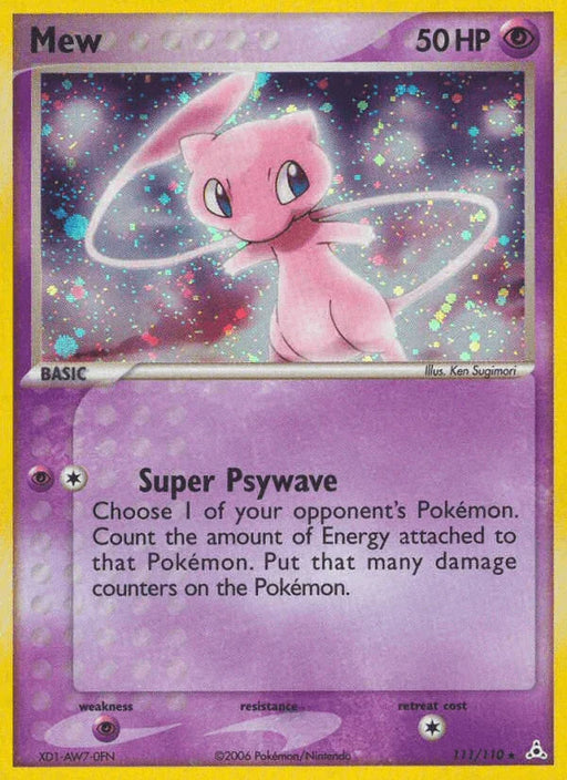 Mew (111/110) [EX: Holon Phantoms] - for just $134.25! 