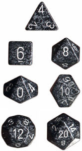 Speckled Polyhedral Ninja 7-Die Set - Just $5.95! Shop now at Retro Gaming of Denver