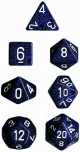 Speckled Polyhedral Stealth 7-Die Set - Just $5.95! Shop now at Retro Gaming of Denver