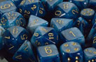 Phantom™ Polyhedral Teal/gold 7-Die Set - Just $10! Shop now at Retro Gaming of Denver