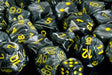 Vortex Dice Polyhedral Black/Yellow 7-Die Set - Just $10! Shop now at Retro Gaming of Denver