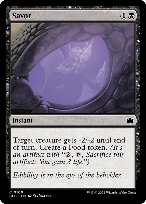 Savor (BLB-109) - Bloomburrow - for just $0.02! 