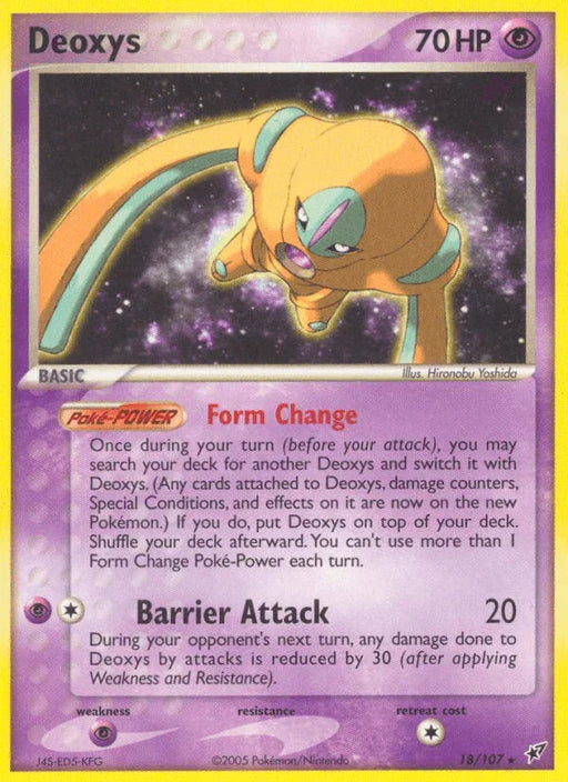 Deoxys (18/107) [EX: Deoxys] - for just $4.90! 