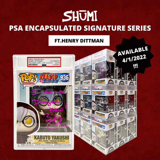 Shumi x PSA Encapsulated Signature Series - Kabuto (Henry Dittman)[READ DESCRIPTION] - for just $100! 