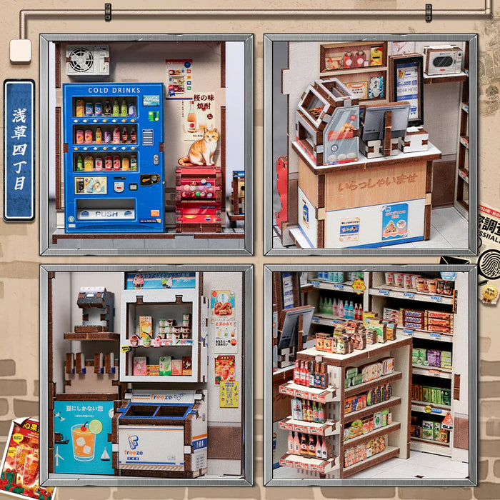 CUTEBEE DIY Miniature House | Beika-cho Convenience Store - for just $39.99! 