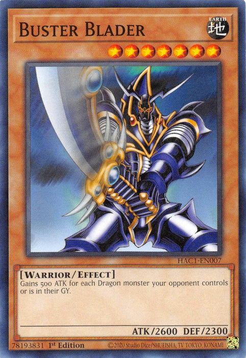 Buster Blader [HAC1-EN007] Common - for just $0.15! 