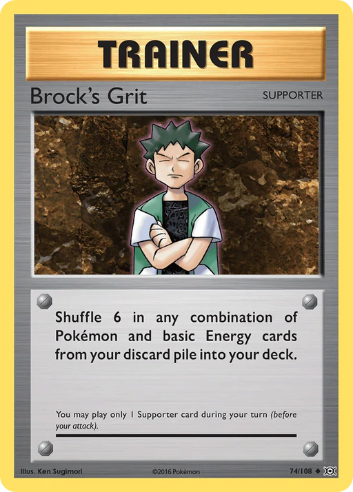 Brock's Grit (74/108) [XY: Evolutions] - for just $0.10! 