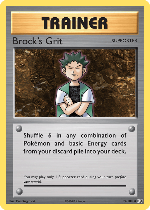 Brock's Grit (74/108) [XY: Evolutions] - for just $0.10! 