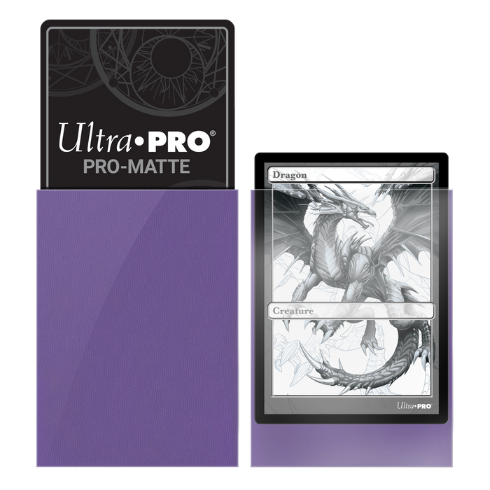 Ultra PRO: Standard 50ct Sleeves - PRO-Matte (Purple) - Just $0! Shop now at Retro Gaming of Denver