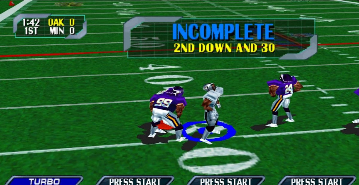 NFL Blitz 2000 – PlayStation 1 (PS1) - for just $0! 