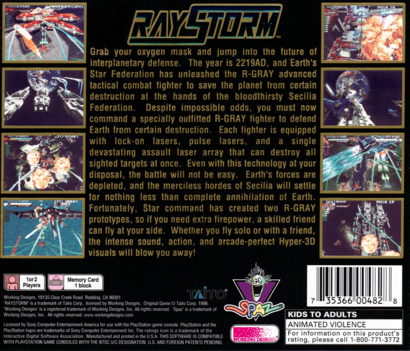 RayStorm – PlayStation 1 (PS1) - for just $33.99! 