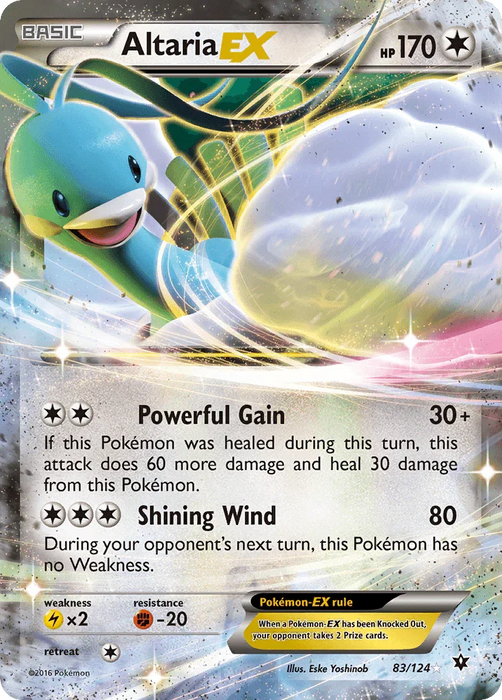 Altaria EX (83/124) [XY: Fates Collide] - for just $1.20! 