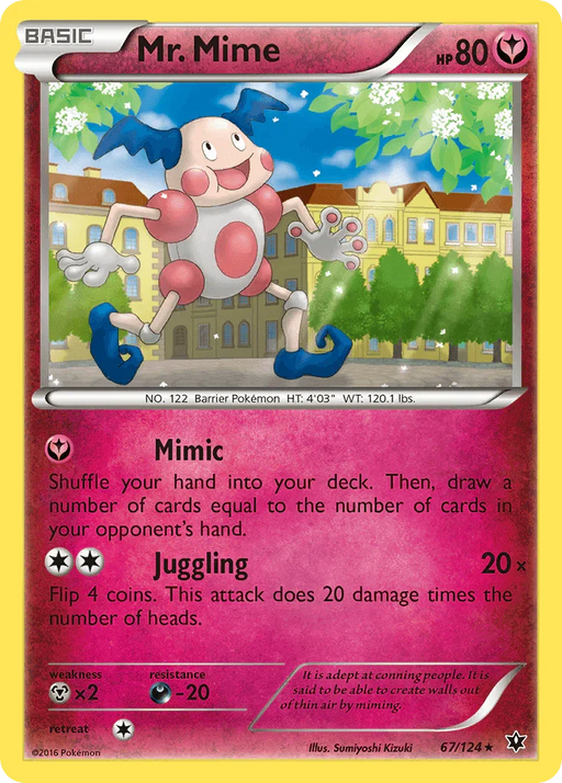Mr. Mime (67/124) [XY: Fates Collide] - for just $0.20! 