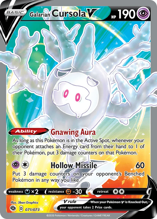 Galarian Cursola V (071/073) [Sword & Shield: Champion's Path] - for just $0.60! 