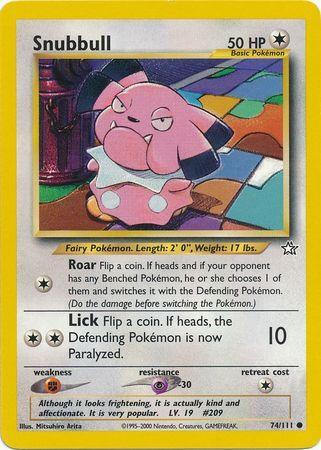 Snubbull (74/111) [Neo Genesis Unlimited] - for just $0.25! 