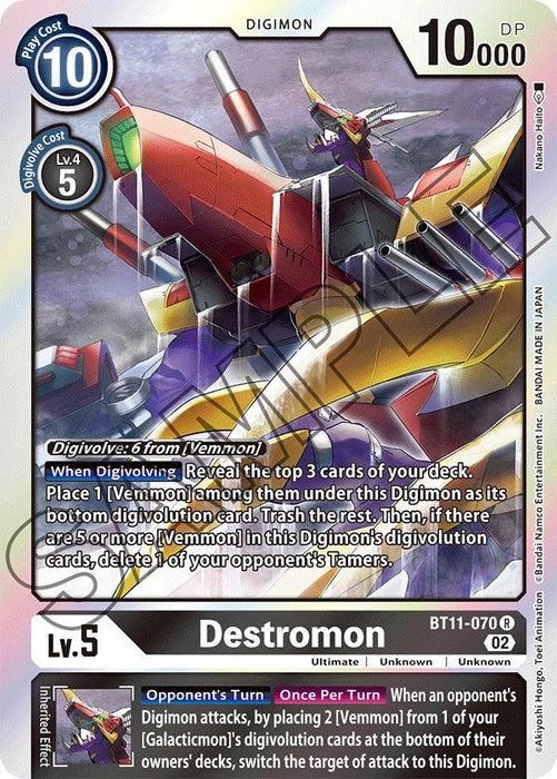 Destromon [BT11-070] [Dimensional Phase] - Just $0.09! Shop now at Retro Gaming of Denver