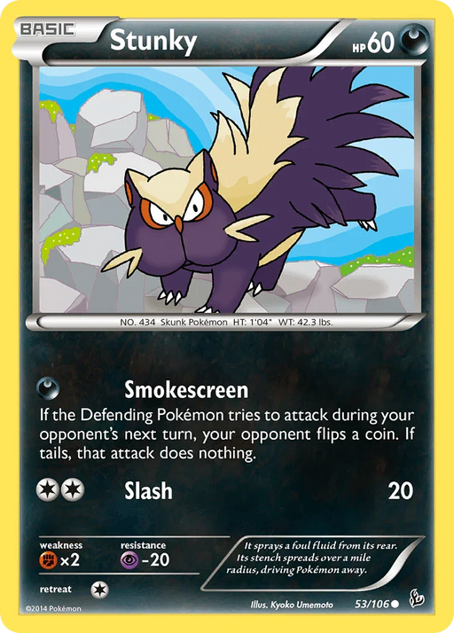 Stunky (53/106) [XY: Flashfire] - for just $0.10! 