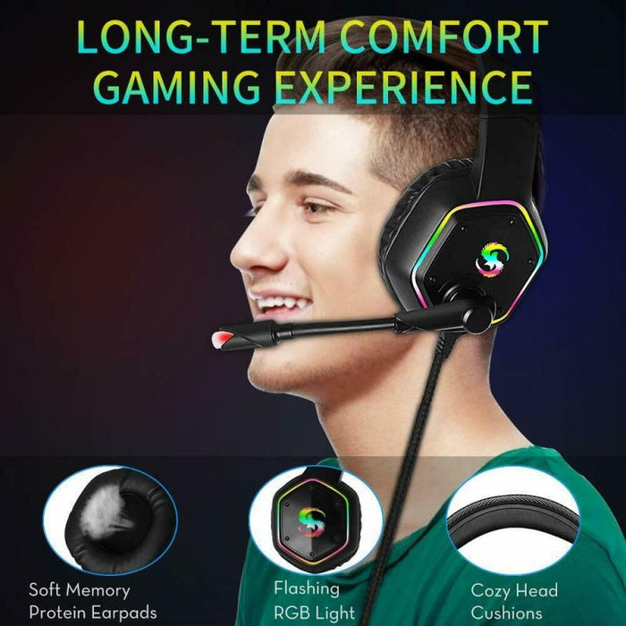 RGB lighting effect gaming headset - for just $135.32! 