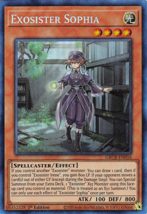 Exosister Sophia [GRCR-EN016] Collector's Rare - for just $7.10! 