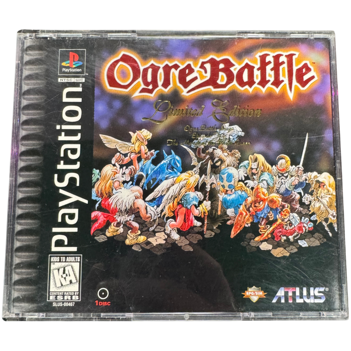 Ogre Battle [Complete In Box]  – PlayStation 1 (PS1) - for just $171.99! 