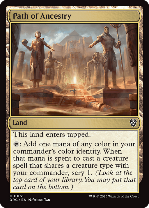 Path of Ancestry (DRC-061) - Commander: Aetherdrift - for just $0.07! 