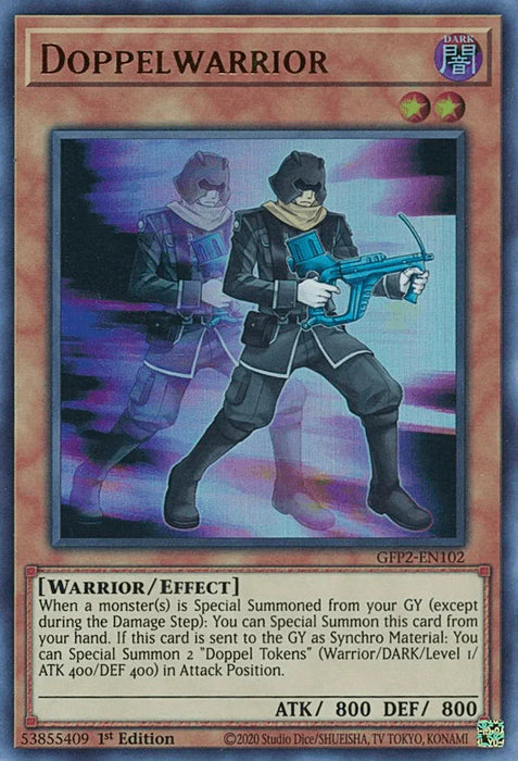 Doppelwarrior [GFP2-EN102] Ultra Rare - for just $0.10! 