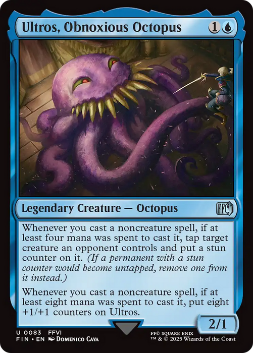 Ultros, Obnoxious Octopus (FIN-083) - FINAL FANTASY Foil - for just $0.07! 