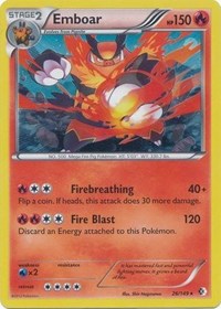 Emboar (26/149) (Cosmos Holo) (Blister Exclusive) [Black & White: Boundaries Crossed] - Just $1.05! Shop now at Retro Gaming of Denver