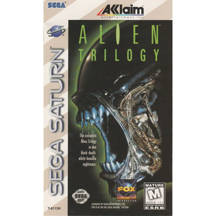 Alien Trilogy (Sega Saturn) - Premium Video Games - Just $0! Shop now at Retro Gaming of Denver