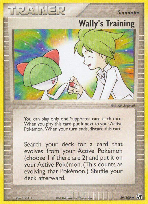 Wally's Training (89/100) [EX: Battle Stadium] - for just $1.55! 