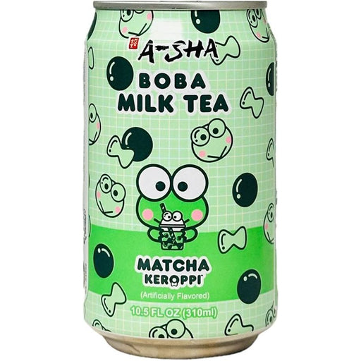 A-SHA Sanrio Boba tea with milk matcha KEROPPI (1 Can) - Just $3.95! Shop now at Retro Gaming of Denver