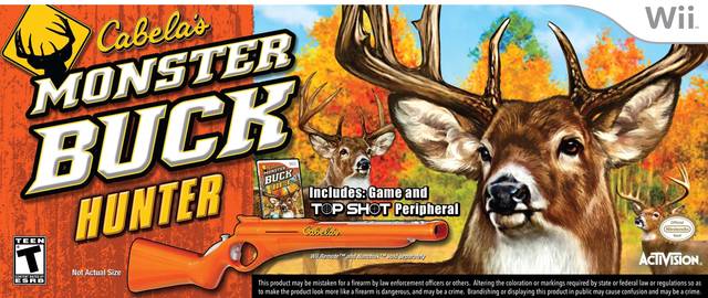 Cabela's Monster Buck Hunter with Gun (Wii) - for just $0! 