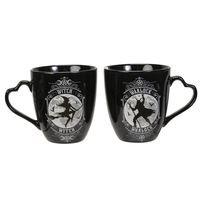 Witch & Warlock Couple Mug Set - for just $25! 