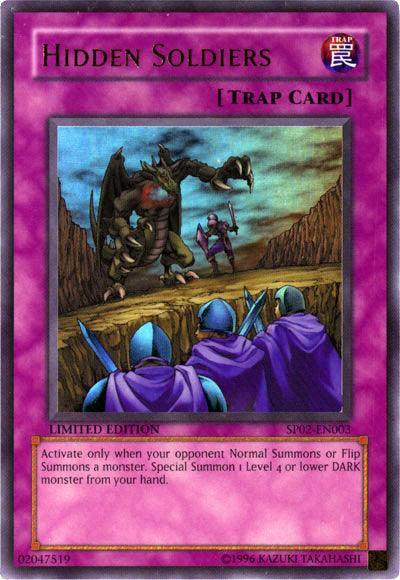 Hidden Soldiers [SP02-EN003] Ultra Rare - for just $2.50! 