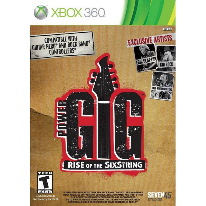 Power Gig: Rise of the SixString (Xbox 360) - Just $0! Shop now at Retro Gaming of Denver