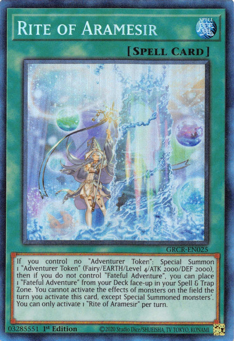 Rite of Aramesir [GRCR-EN025] Collector's Rare - for just $5.75! 