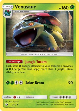 Venusaur 003/73 - Shining Legends - for just $0.44! 