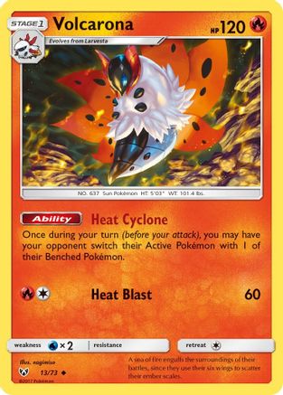 Volcarona 013/73 - Shining Legends Reverse Holofoil - for just $0.20! 