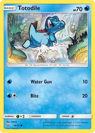 Totodile 018/73 - Shining Legends - for just $0.16! 