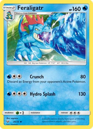 Feraligatr 020/73 - Shining Legends - for just $0.10! 