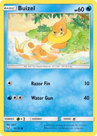 Buizel 022/73 - Shining Legends - for just $0.05! 