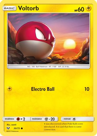 Voltorb 030/73 - Shining Legends - for just $0.08! 