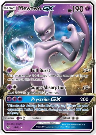 Mewtwo GX 039/73 - Shining Legends Holofoil - for just $3.57! 
