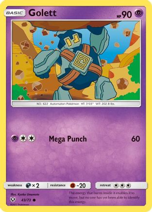 Golett 043/73 - Shining Legends - for just $0.05! 