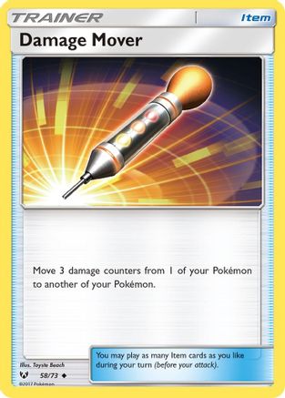 Damage Mover 058/73 - Shining Legends Reverse Holofoil - for just $0.13! 