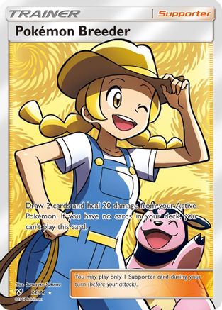 Pokemon Breeder (Full Art) 073/73 - Shining Legends Holofoil - for just $3.94! 