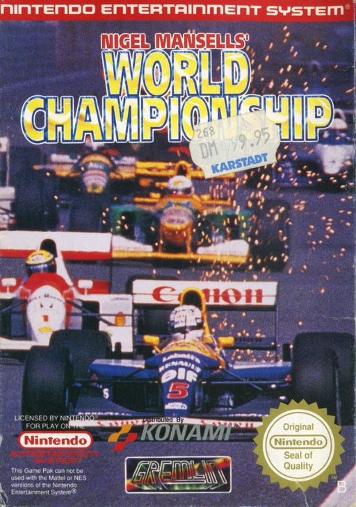Nigel Mansell's World Championship Racing (Nintendo NES) - for just $0! 