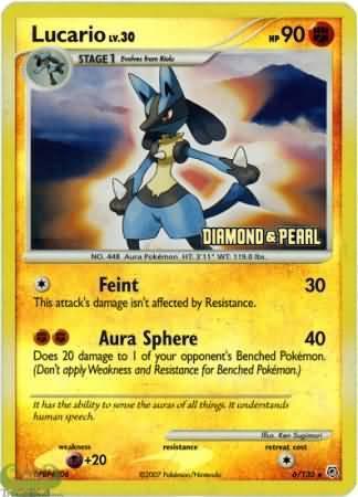 Lucario (6/130) [Burger King Promos: 2008 Collection] - for just $9.60! 