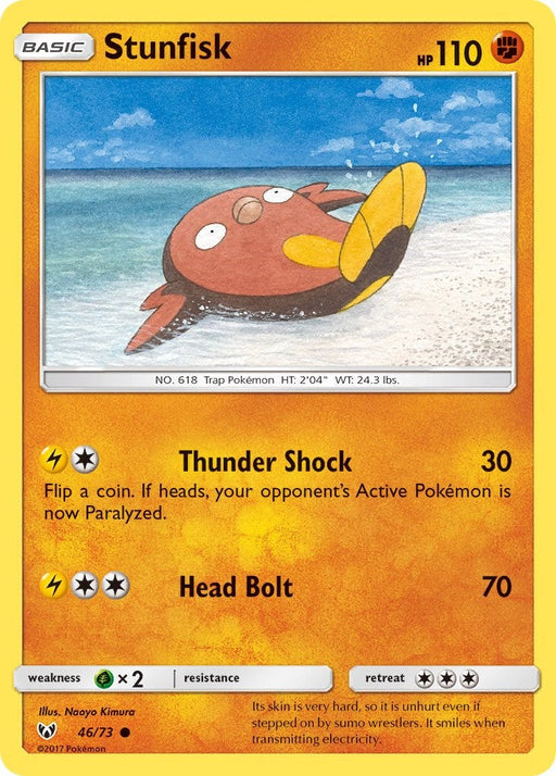Stunfisk (46/73) [Sun & Moon: Shining Legends] - for just $0.10! 