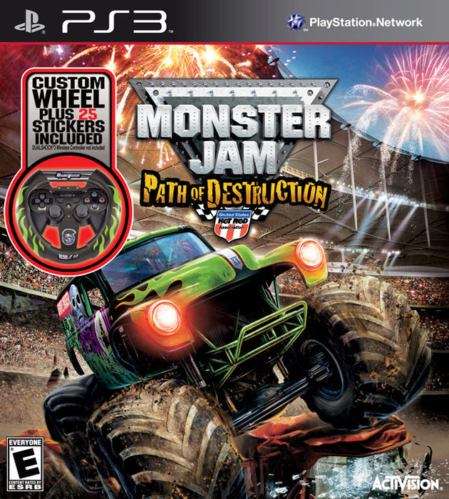 Monster Jam: Path of Destruction with Wheel (Playstation 3) - for just $0! 